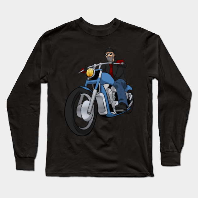 Biker Biker Long Sleeve TShirt TeePublic